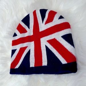Union Jack Beanie - Awnhill - United Kingdom - England - knit Hat - one size
